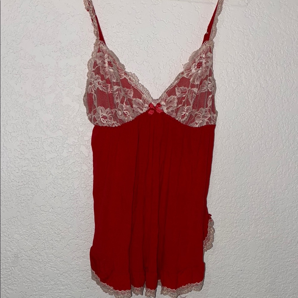 Victoria’s Secret Red Lace Camisole